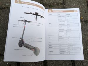 Handbuch des Isinwheel T4 Elektro-Scooters (2)