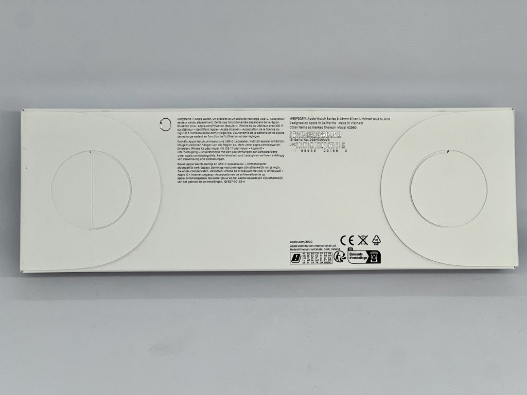 Apple Watch Series 9 Smartwatch Verpackung