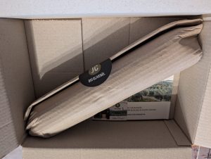 JC Natives Bio-Olivenöl extra Verpackung geöffnet