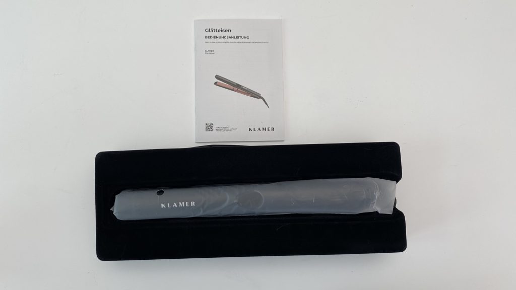 Klamer 92268 Glätteisen Lieferumfang