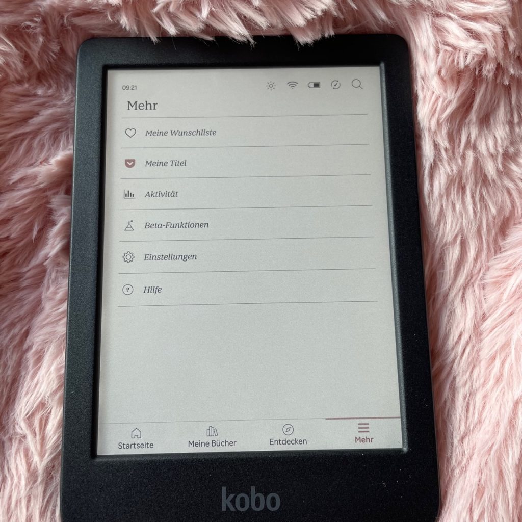 Kobo Clara Colour eBook-Reader Funktionen