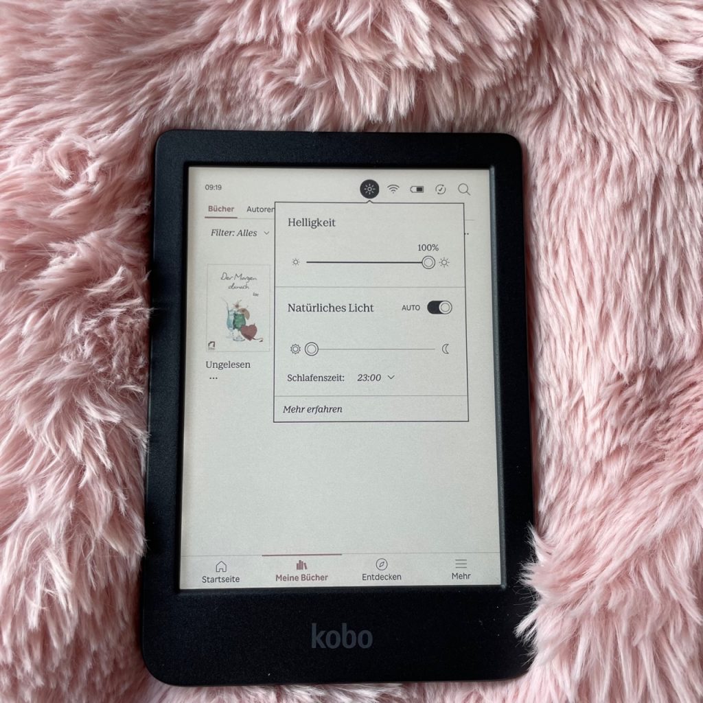 Kobo Clara Colour eBook-Reader Helligkeit