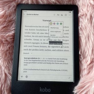 Kobo Clara Colour eBook-Reader Markierung