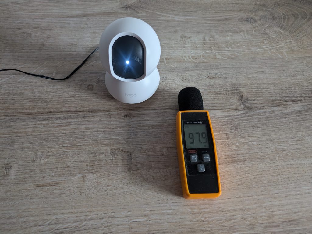 Lautstärke der Tapo C200 Überwachungskamera