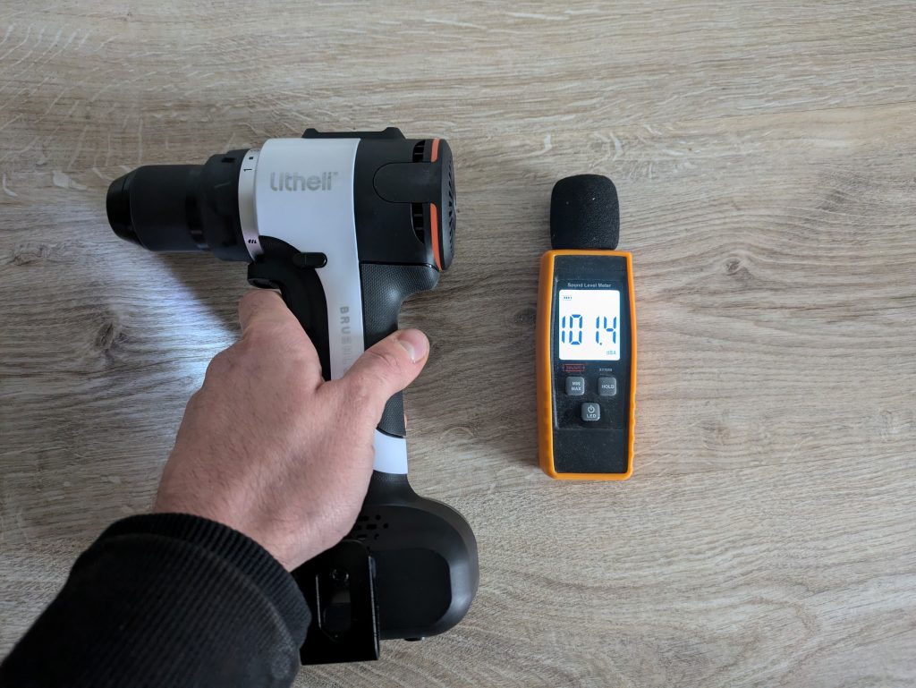 LiTHELi U20DD00-0U120 Akku-Bohrschrauber Lautstärke