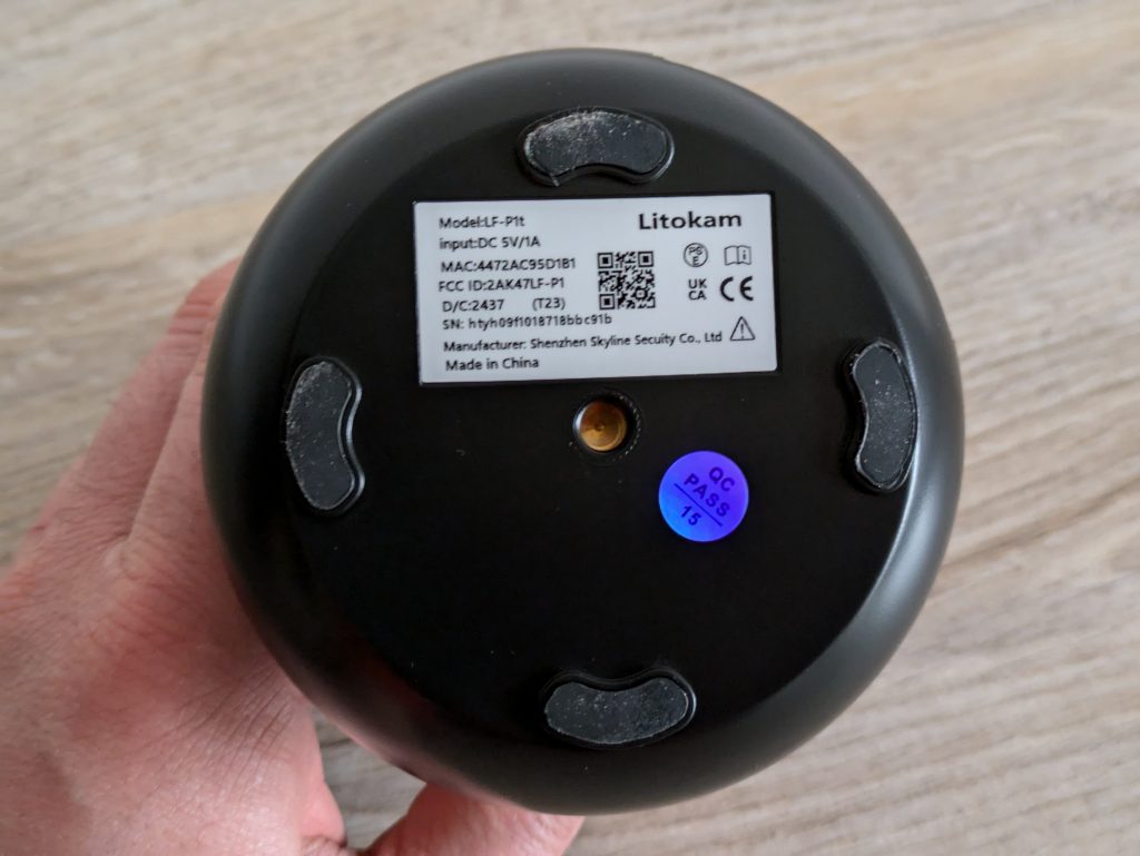 Litokam LF P1t Überwachungskamera von unten
