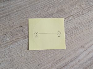 Montageschablone der Tapo C200 Überwachungskamera