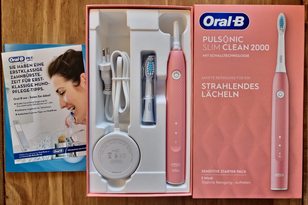Oral-B Pulsonic Slim Clean 2000 Schallzahnbürste Lieferumfang
