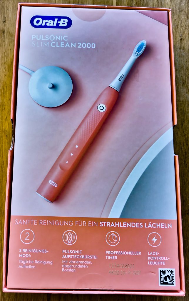 Oral-B Pulsonic Slim Clean 2000 Schallzahnbürste Rückseite
