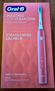 Oral-B Pulsonic Slim Clean 2000 Schallzahnbürste Verpackung
