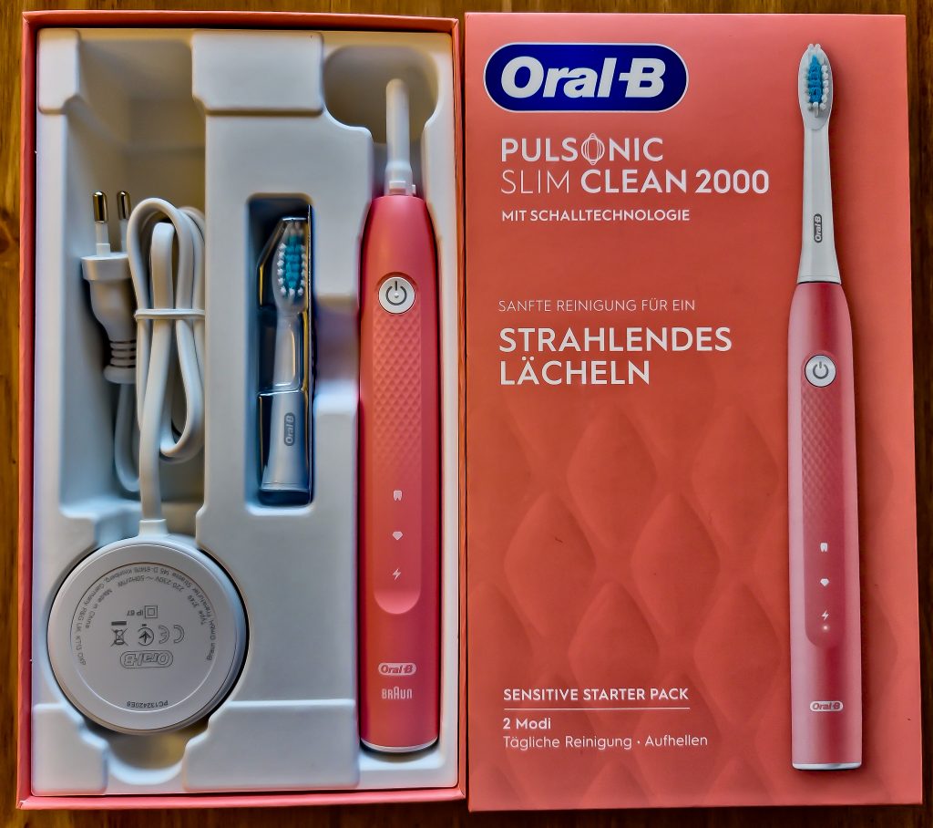Oral-B Pulsonic Slim Clean 2000 Schallzahnbürste in Verpackung