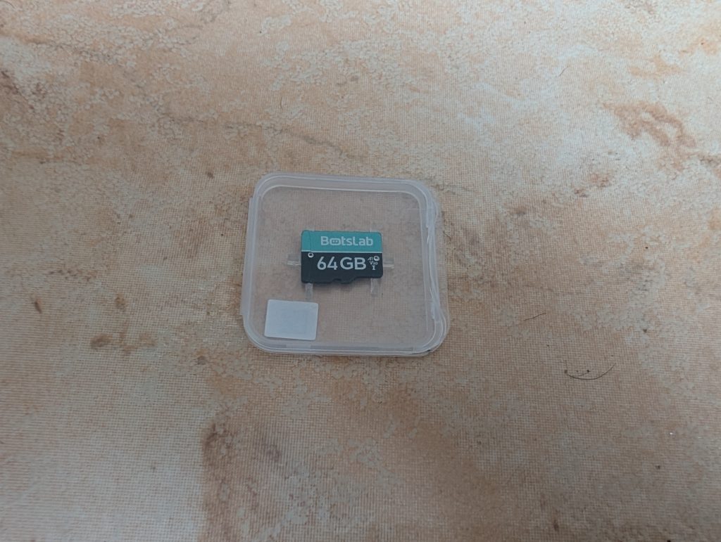microSD-Karte der BOTSLAB G980H Dashcam