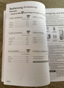 Panasonic MJ-L700KXE Slow-Juicer Rezeptbeispiele