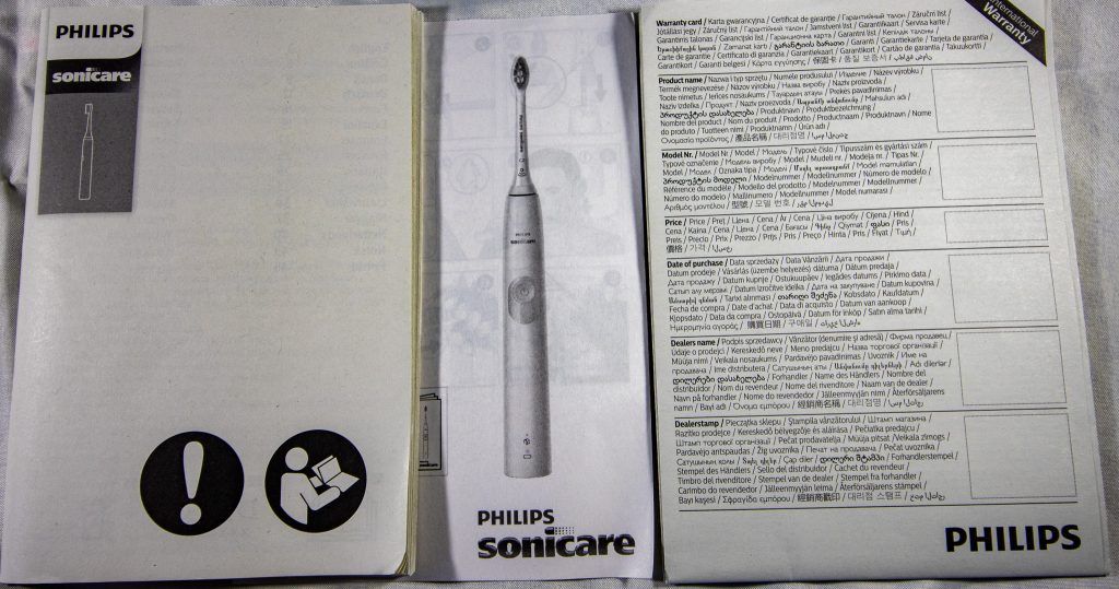 Philips Sonicare ProtectiveClean 4300 Schallzahnbürste Bedienungsanleitungen