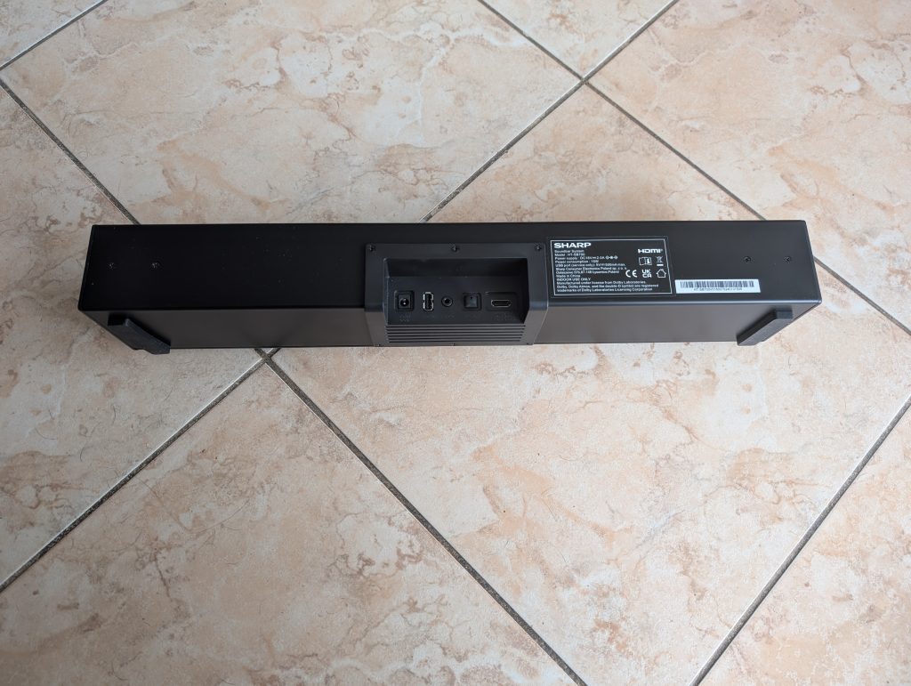 SHARP HT SB700 Soundbar von hinten