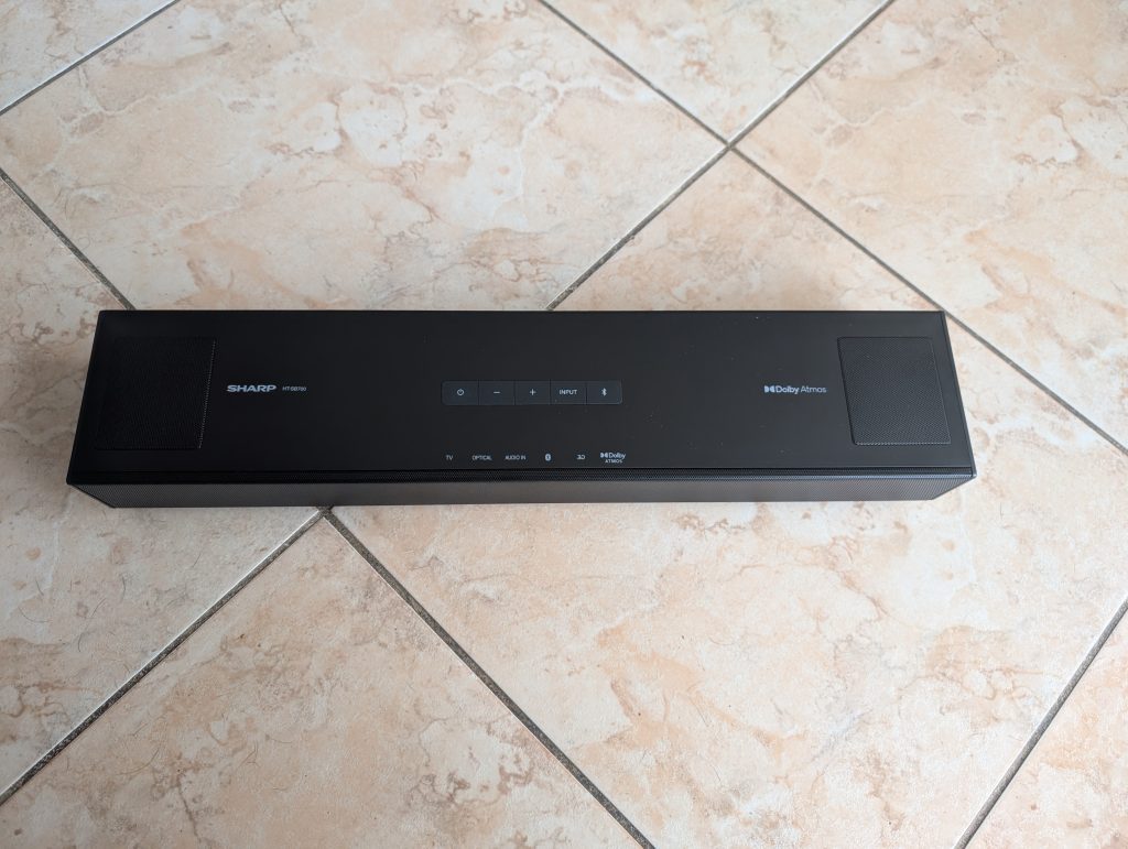 SHARP HT SB700 Soundbar von oben