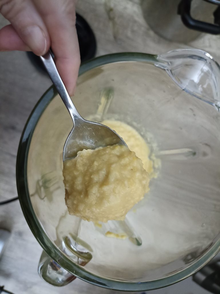 Severin SM 3718 Standmixer, Hummus grobkörniges Ergebnis