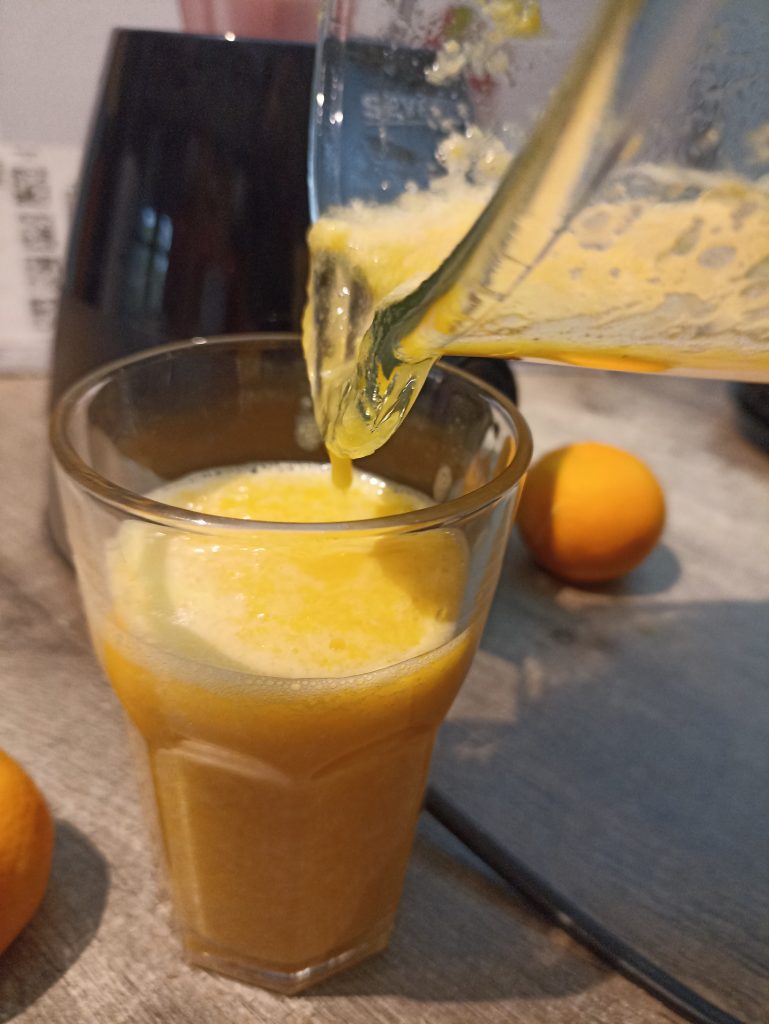 Severin SM 3718 Standmixer, Smoothie eingießen