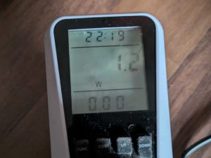 Stromverbrauch der Tapo C200 Überwachungskamera