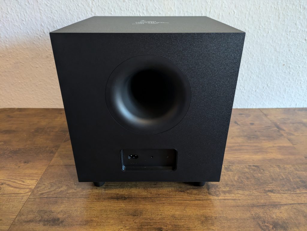Subwoofer der Razer NOMMO V2 Pro PC-Lautsprecher von hinten