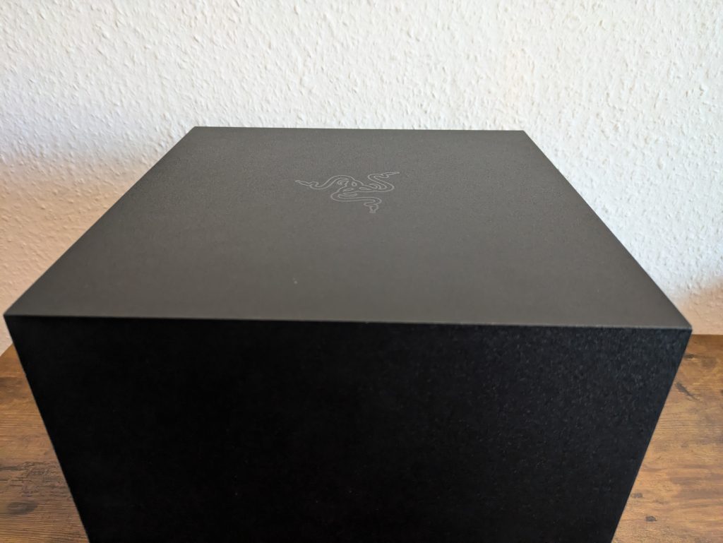 Subwoofer der Razer NOMMO V2 Pro PC-Lautsprecher von oben