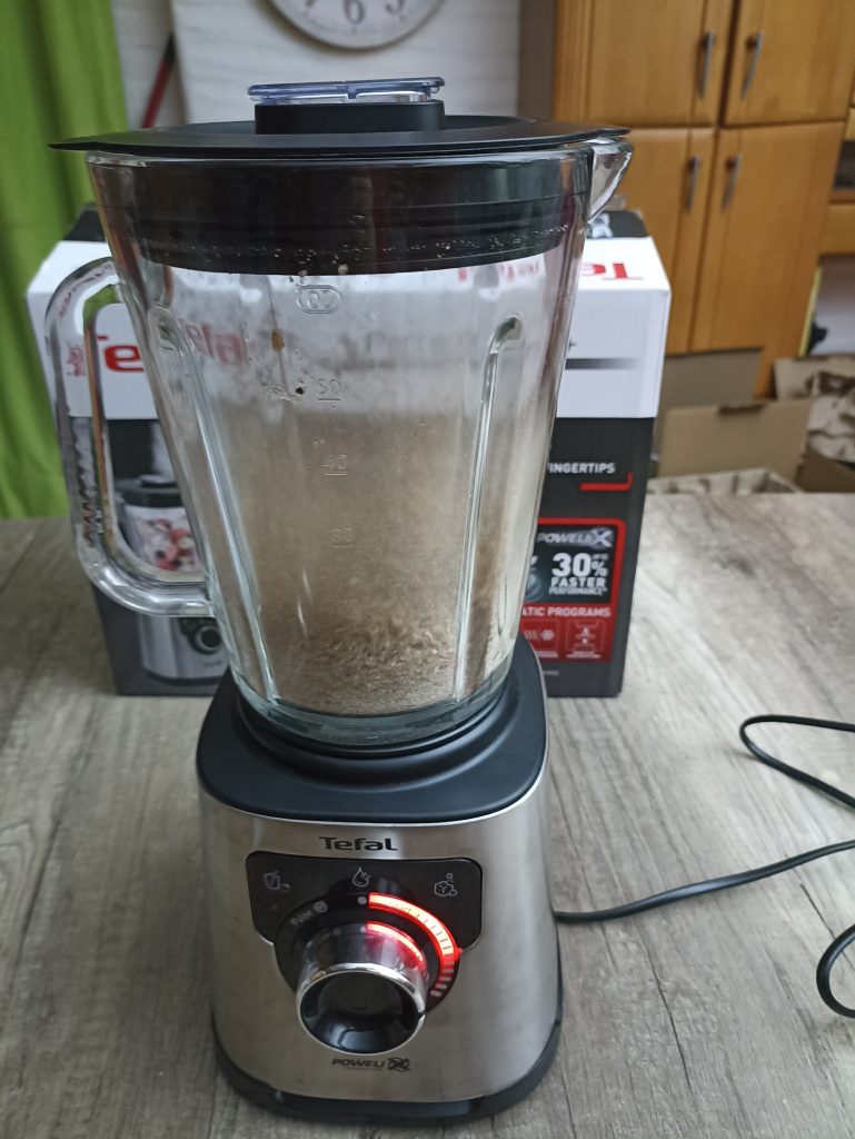 Tefal PerfectMix+ BL82AD Standmixer, Mahlen von Vollkornweizen