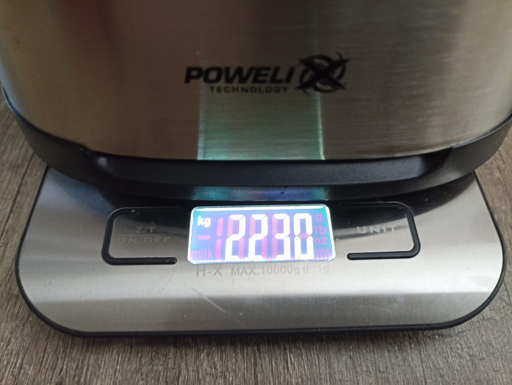 Tefal PerfectMix+ BL82AD Standmixer, Wiegen auf der Waage