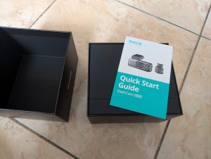 Verpackung der BOTSLAB G980H Dashcam geöffnet