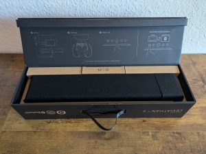 Verpackung der Razer Leviathan V2 X PC-Lautsprecher