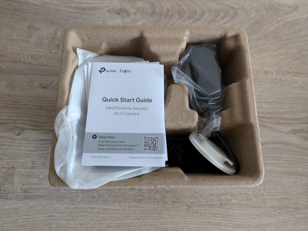 Verpackung der Tapo C200 Überwachungskamera