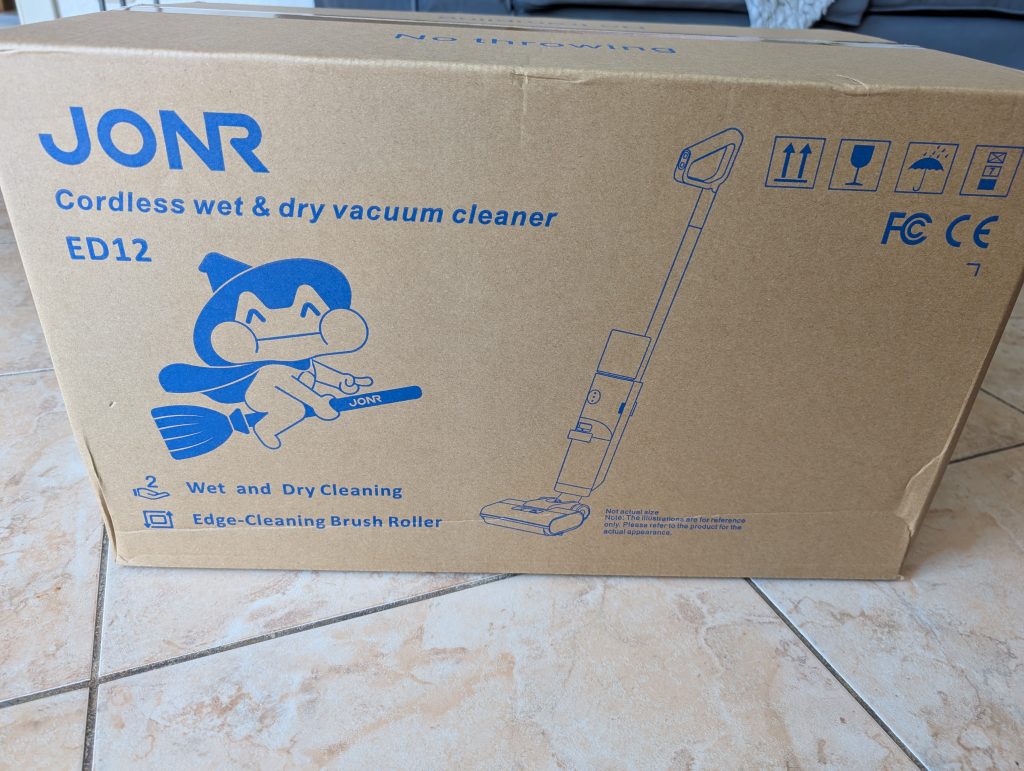 Verpackung des JONR ED12 Saugwischers