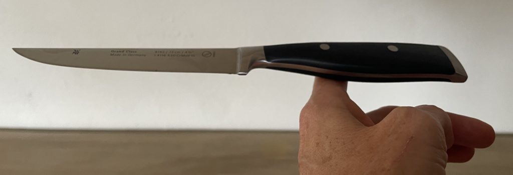 WMF Grand Class Balancetest mit verschobener Mitte