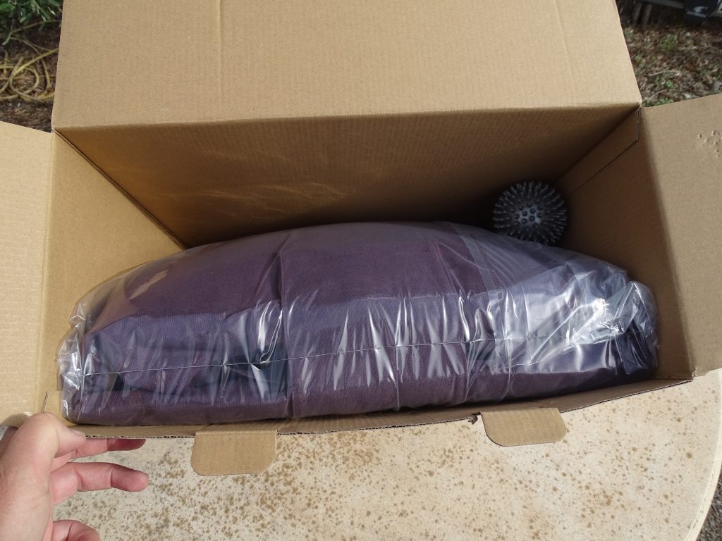 mybeo Akupressurmatte Verpackung geöffnet