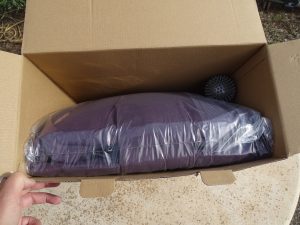 mybeo Akupressurmatte Verpackung geöffnet