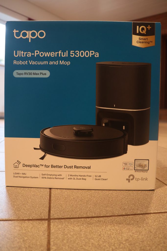 Tapo RV30 Max Plus Staubsauger-Roboter Karton
