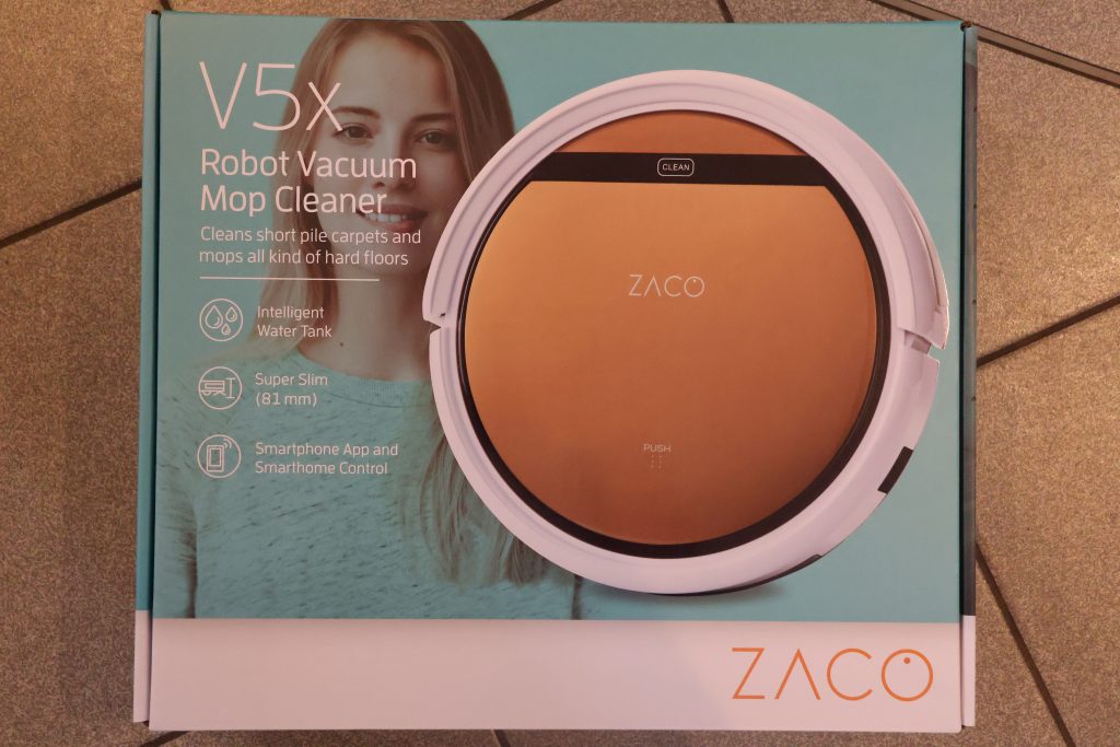 Zaco V5x Staubsauger-Roboter Karton