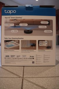 Tapo RV30 Max Plus Staubsauger-Roboter Karton Rückseite
