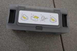 Kärcher RCV 5 Staubsauger-Roboter Staubbehälter ausgebaut