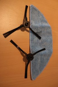 Zaco V5x Staubsauger-Roboter Lappen und Seitenbürsten