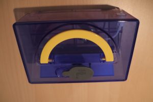 Zaco V5x Staubsauger-Roboter Wassertank ausgebaut