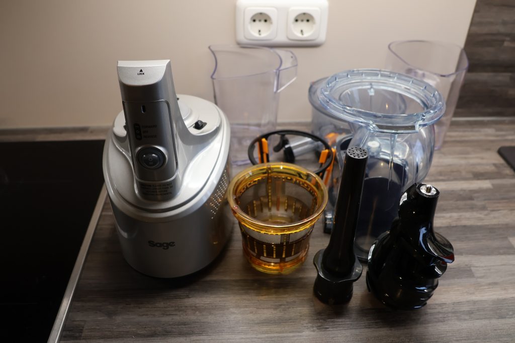 Sage the big squeeze slow-juicer Gesamtpaket