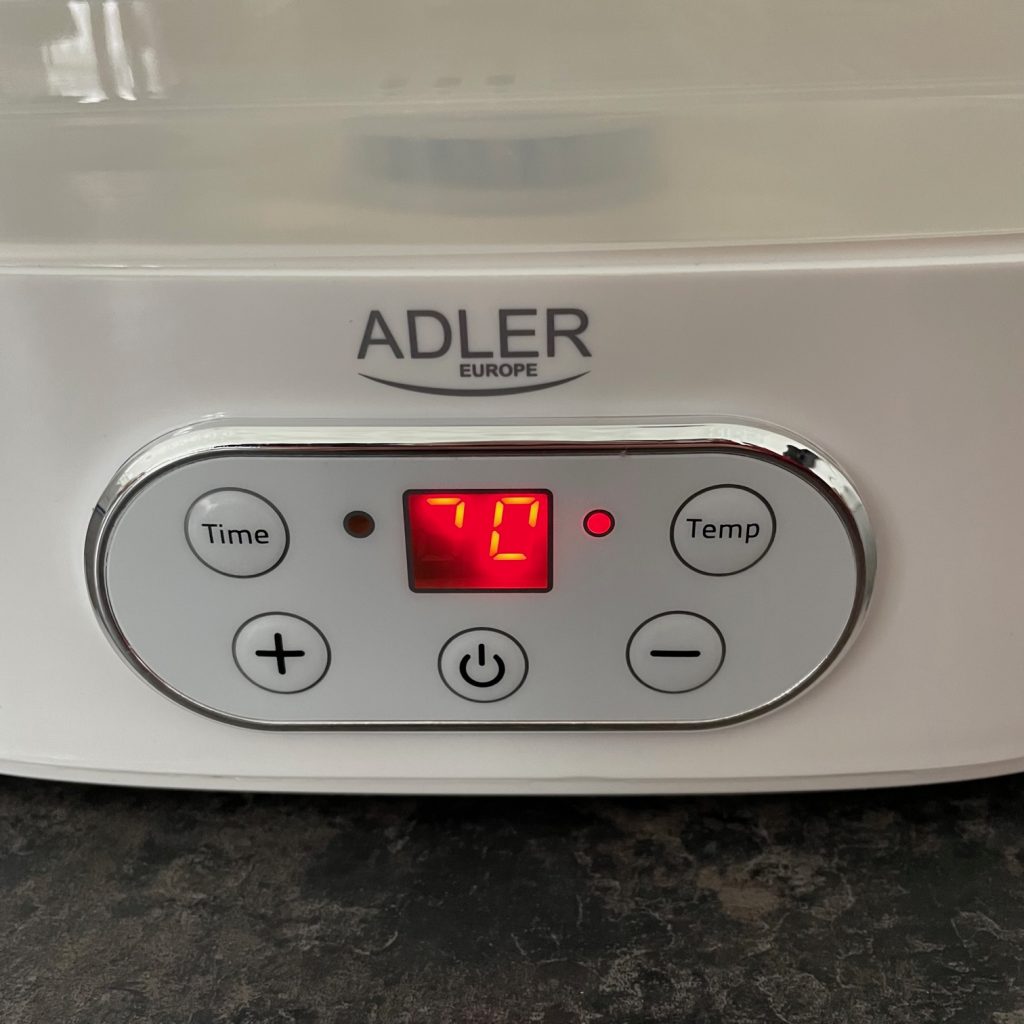 ADLER AD 6658 Dörrautomat Temperatur