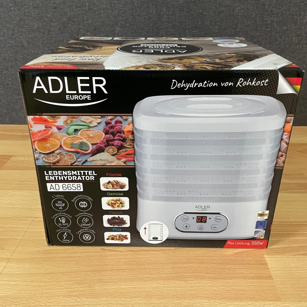 ADLER AD 6658 Dörrautomat Verpackung