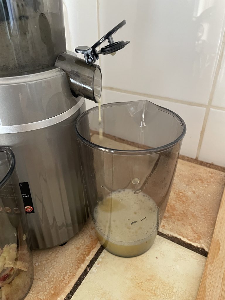 AOBOSI SJ-022 Slow-Juicer Apfelsaft