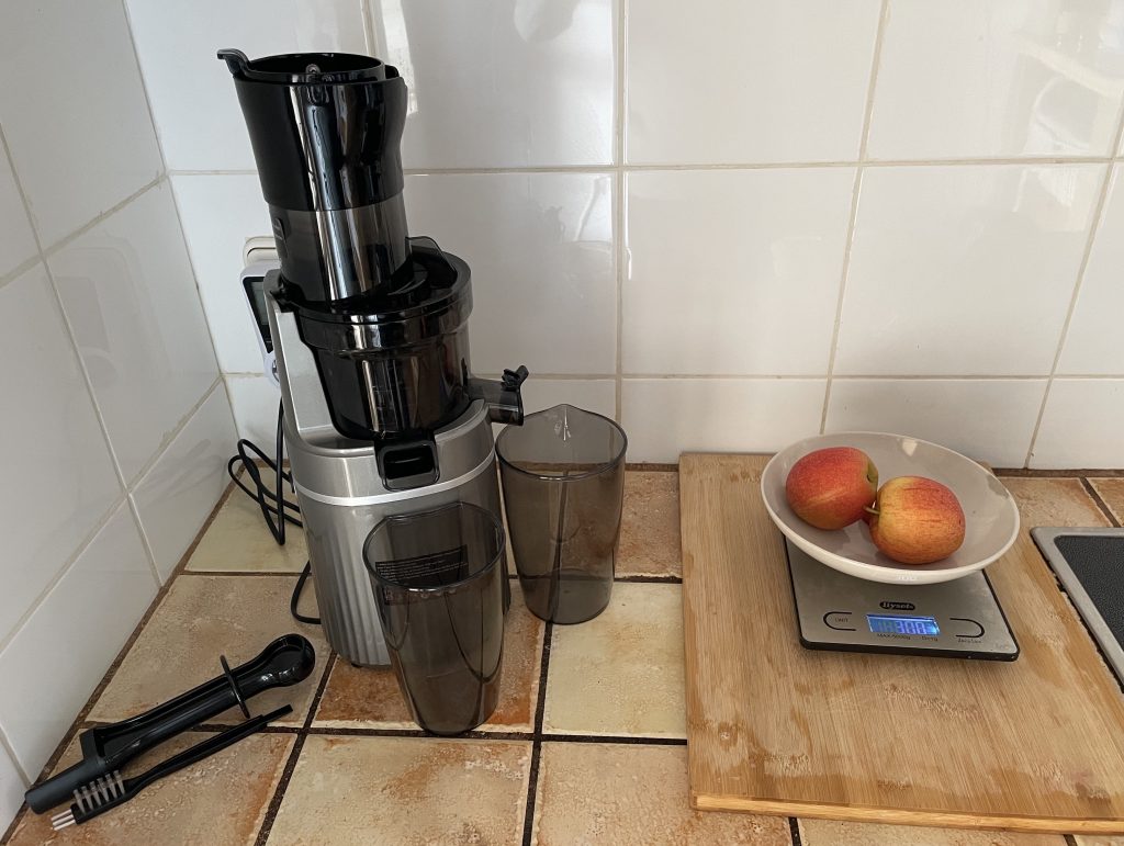 AOBOSI SJ-022 Slow-Juicer Vorbereitung auf das Entsaften