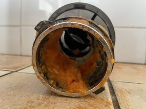 AOBOSI ‎SJ-022 Slow-Juicer Apfeltrester verstopft feines Sieb