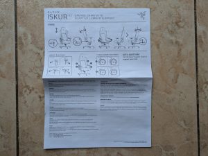 Anleitung des Razer Iskur V2 Gaming-Stuhls (2)