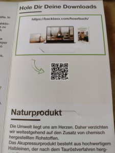 BACKLAxx-Akupressurmatte QR-Code