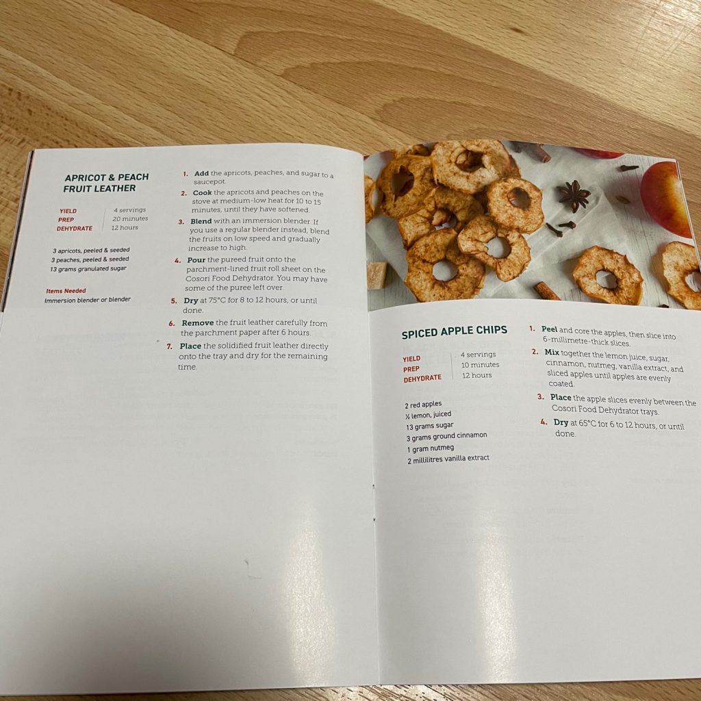 Consori Dörrautomat Rezeptheft