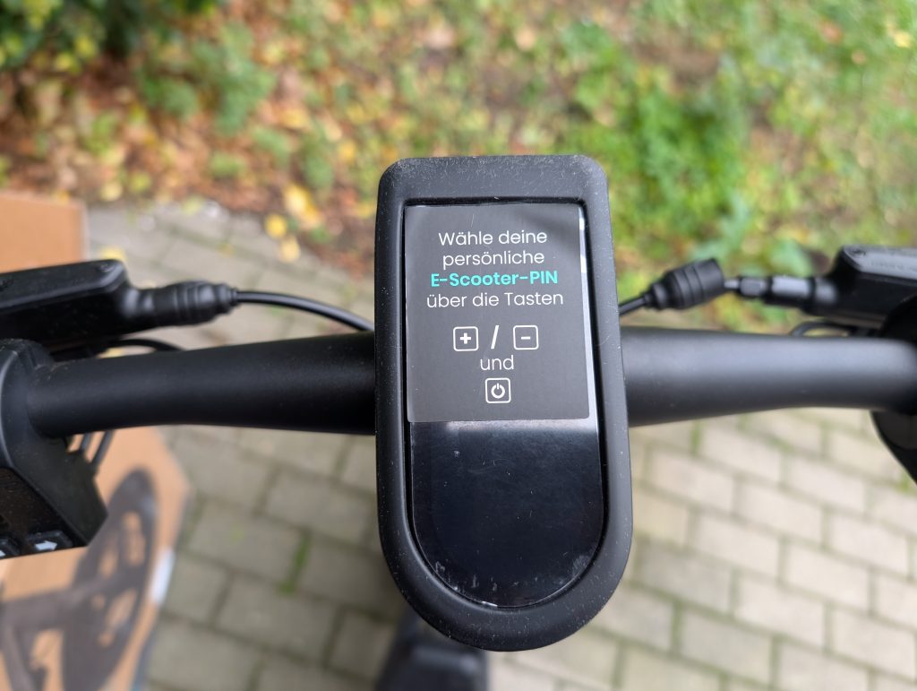 Display des Egret X+ E-Scooters